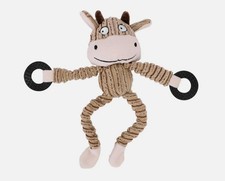 Jouet à Mâcher en Velours Côtelé pour Chien - Sonore et Interactif pour Chiot