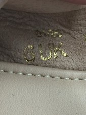 M&S Women's Pump Flats Pink Leather Upper Lace Detail Round Toes Slip On New