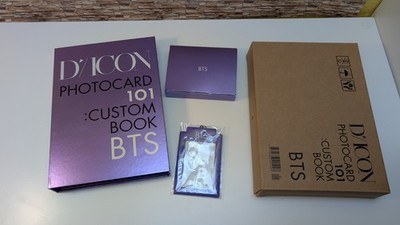 BTS Dicon PHOTOCARD 101 CUSTOMBOOK + PC Holder