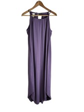 Capella Lavender Tank Top Maxi Dress Adjustable Straps Size Small