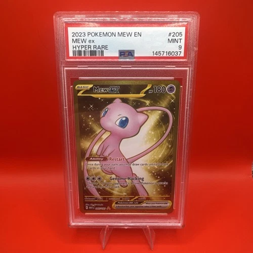 Mew ex 205/165 Sv: Scarlet & Violet 151 Holo PSA 9