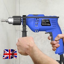 HAMMER DRILL 240V 1500W HEAVY DUTY CORDED ELECTRIC IMPACT DRILL WITH BIT SET UK