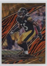 2019 Panini Select Field Level Tiger Stripes Prizm Devin Bush II #259 0b0