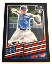Eli Jones 2026 Prizm USA Stars & Stripes Black Velocity RC Card /39 !!!
