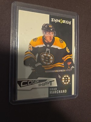 2017-18 Synergy Color Shift Inserts Unannounced Easter egg Brad Marchand Ssp