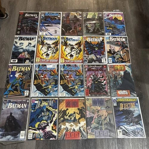 Vintage Batman Comics Lot Of 20 Copper Age Books - DC - Mignola - Detective