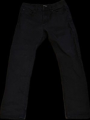 Karl Lagerfeld Paris Black Stretch Jeans Men s Size 32 Slim Straight Zip Pocket