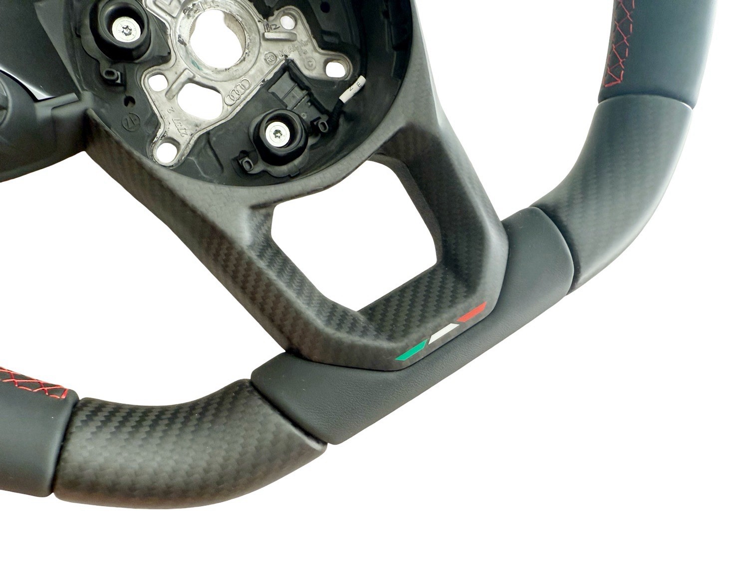 GENUINE LAMBORGHINI Revuelto Temerario SPORT CARBON FIBER STEERING WHEEL RED