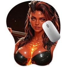 3D Mousepad Oppai Mouse pad Wrist Rest Pain Relief Anime Manga pad Karlach