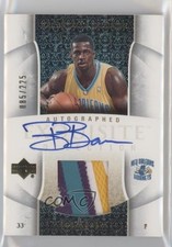 2005 Upper Deck Exquisite Collection Rookie 85/225 Brandon Bass #72-AP Auto 2d0