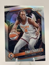 2025 Panini Prizm WNBA #3 Tina Charles Silver Prizms 2