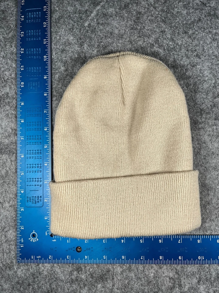 Empyre Gorro Toque Adulto Talla Única Marfil Tejido 100% Acrílico Hecho en Canadá Foto 4 de 4