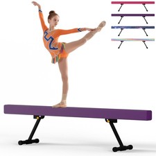 8ft Gymnastic Balance Beam,Adjustable High and Low Level Floor Beam - Highly ...