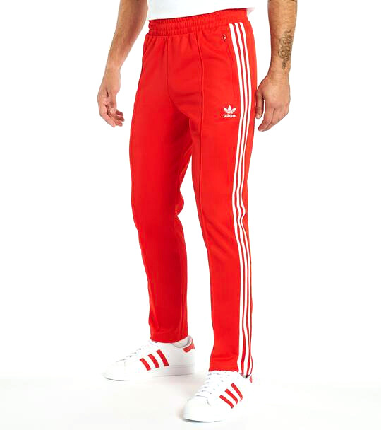 XL  adidas  Originals MEN'S  BECKENBAUER  TRACK  PANTS  Red  H09114  LAST1