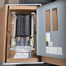 NEW General Electric Main Lug 120/240v Single Phase Copper Buss Tub Style Panel