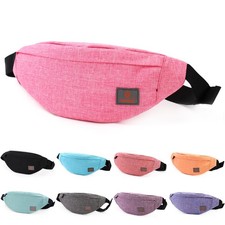 Small Fanny Packs for Women Pink Lightweight Waist Bag Sling Bag T201
