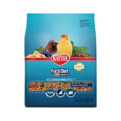 Kaytee Forti-Diet Pro Health Pet Canary & Finch Food, 2 lb 2 Pound (Pack of 1)