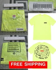 Supreme Spiral Tee (XL) Bright Yellow/SS21 - FREE SHIPPING