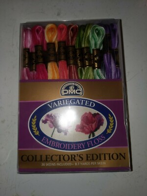DMC Collector's Edition Floss Variegated 36 Skeins 6 Strand Embroidery Thread