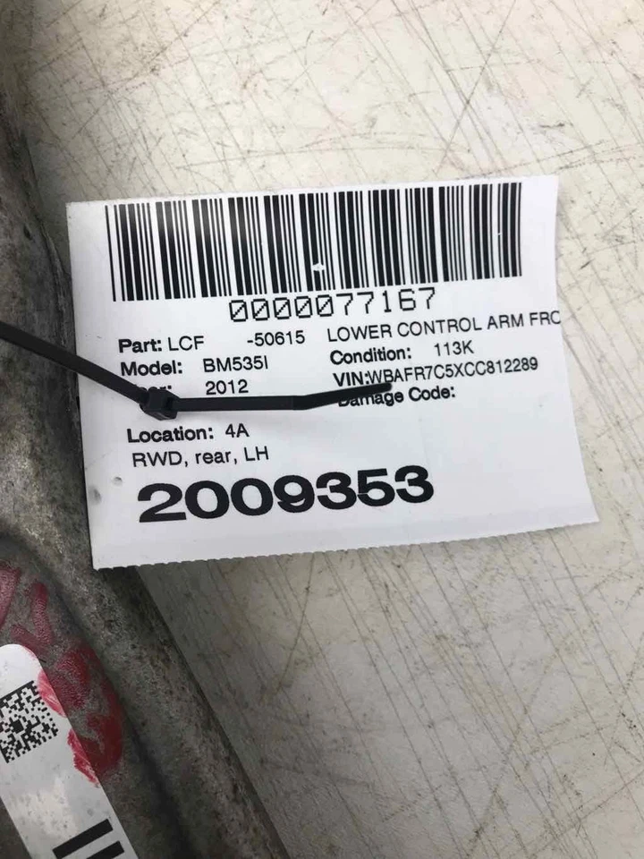 Brazo de control inferior trasero izquierdo conductor BMW RWD OE ⚡️ Se adapta a BMW 535I 2011-2019 Foto 2 de 4