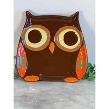 Retro Owl Plate Plattet