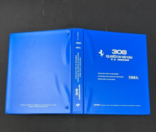 Ferrari 308 quattrovalvole 1984 Spare Parts Catalogue Print #95990244-MarParts - Picture 1 of 4