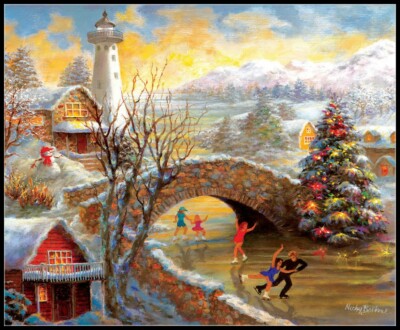 Chart Needlework Crafts DIY - Counted Cross Stitch Patterns - Joyous Season