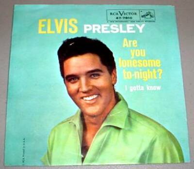 ELVIS PRESLEY 45 SLEEVE ONLY - Are You Lonesome Tonight | eBay