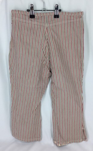 Mossimo Multi Color Striped 100% Cotton Capris Girls Size L 170108/CCC - Picture 2 of 8