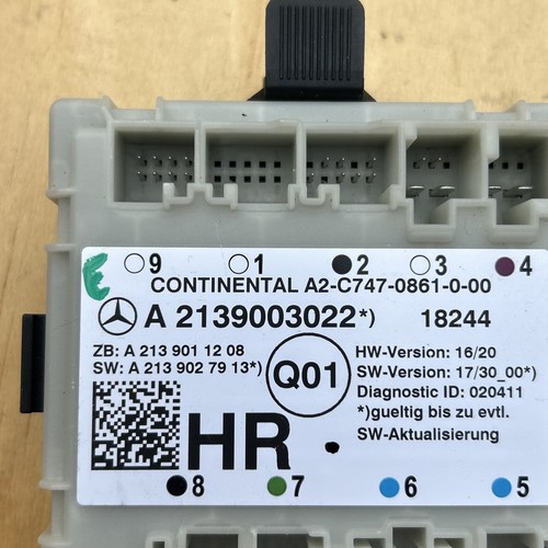 Genuine Mercedes OEM S205 W213 rear right door control unit AMG A2139003022 - Picture 8 of 15