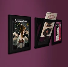 Art Vinyl LP Flip Frame that holds Double albums - Pack of 3 - The Best LP Frame