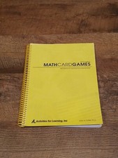 Math Card Games : 300 Games for Learning and Enjoying Math by Joan A. Cotter