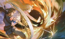 Anime link breath of the wild princess zelda hylian Stitched Gaming Mat Desk