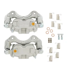 LABLT Pair Brake Calipers Front L+R w/ Bracket For 99-04 Jeep Grand Cherokee WJ