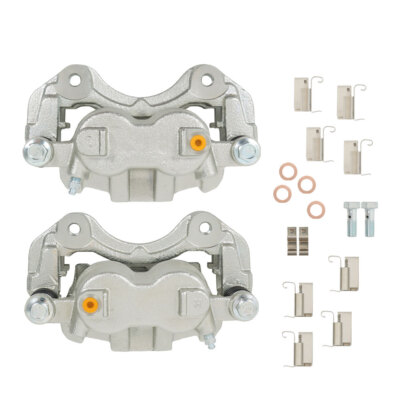 LABLT Pair Brake Calipers Front L+R w/ Bracket For 99-04 Jeep Grand Cherokee WJ