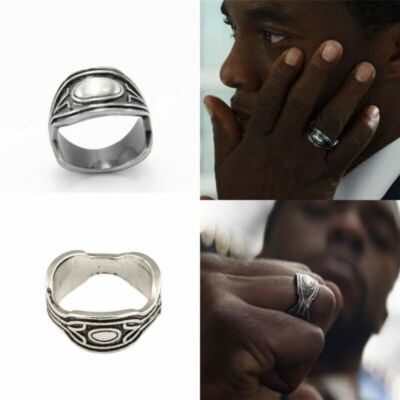 NECKLACE Black Chain Men Wakandan Panther Royal T'Challa