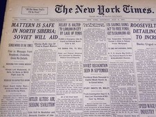 1933 JULY 8 NEW YORK TIMES - MATTERN SAFE IN SIBERIA - NT 3864