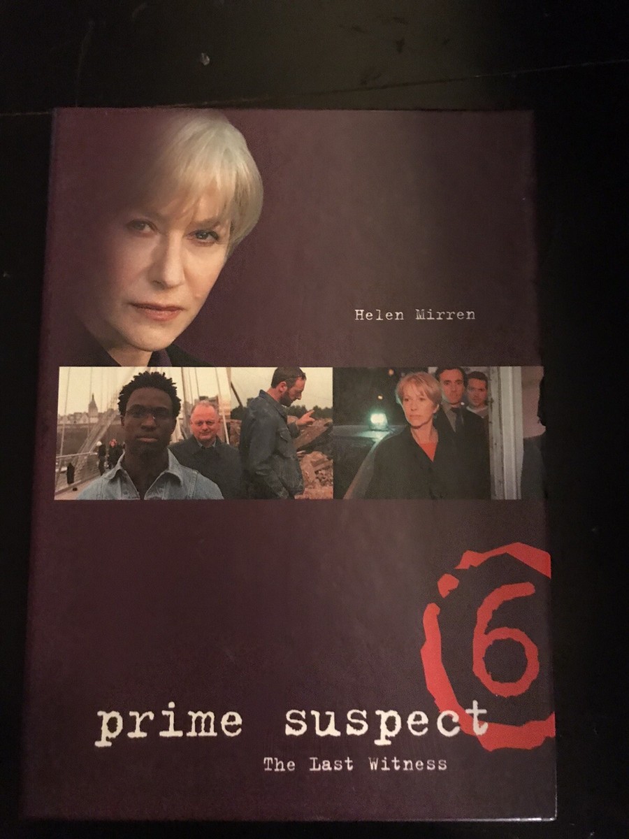 Prime Suspect The Last Witness Discs Helen Mirren Granada