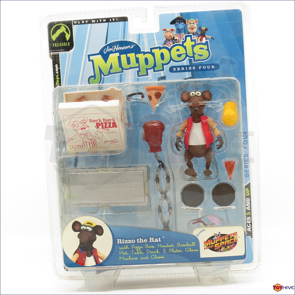 The Muppet Show Muppets Palisades Rizzo Rat red jacket figure