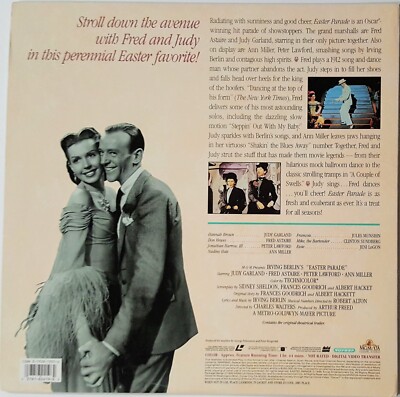 EASTER PARADE: Fred Astaire, Judy Garland ( Laserdisc, MGM, 1948