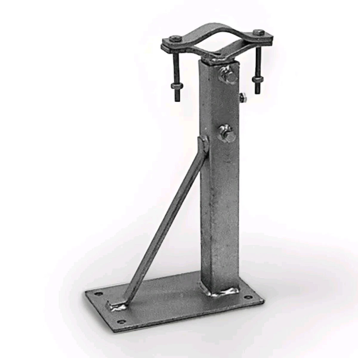Supporto Satellitare A Parete A Forma Di U - Strong, In Acciaio Zincato, Per Antenne Fino A ø100cm