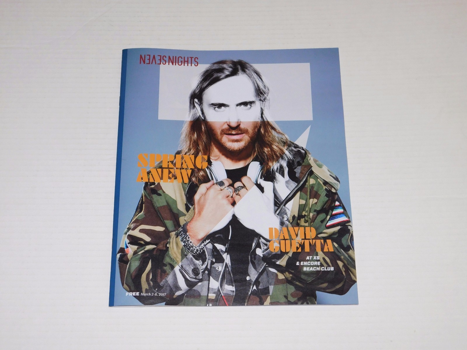 David Guetta Vegas Seven Magazine Issue