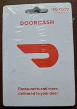 DoorDash $15-200 Gift Card Sealed 10pk bundle No Value/Not Activated Collectible