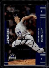 2005 Playoff Prestige #169 Autographed Jeff Francis Trading Card