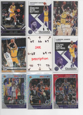 NEW Los Angeles Lakers U-PICK Serial #d JERSEY AUTO Rookies LEBRON KOBE MAGIC AD