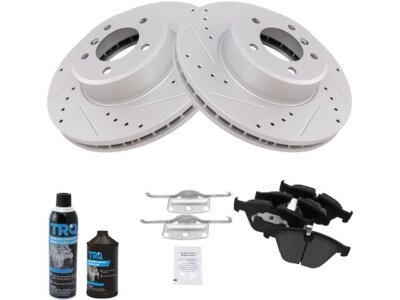 TRQ 33HT17W Front Brake Pad and Rotor Kit Fits 2007 BMW 525xi | eBay
