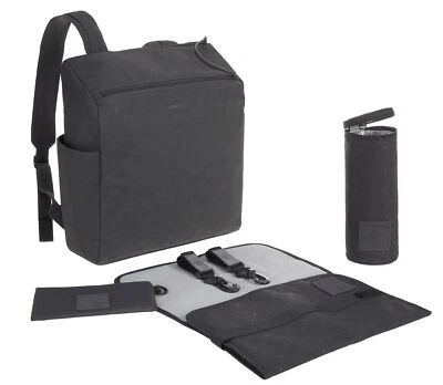 Lässig Tender Backpack Wickeltasche Rucksack Anthracite grau - Bild 1 von 4