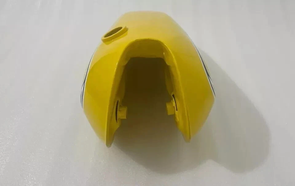 Tanque de gasolina Yamaha Yz125 Yz 125 1977-1979 aleación pintada amarilla | Apto para Foto 2 de 4