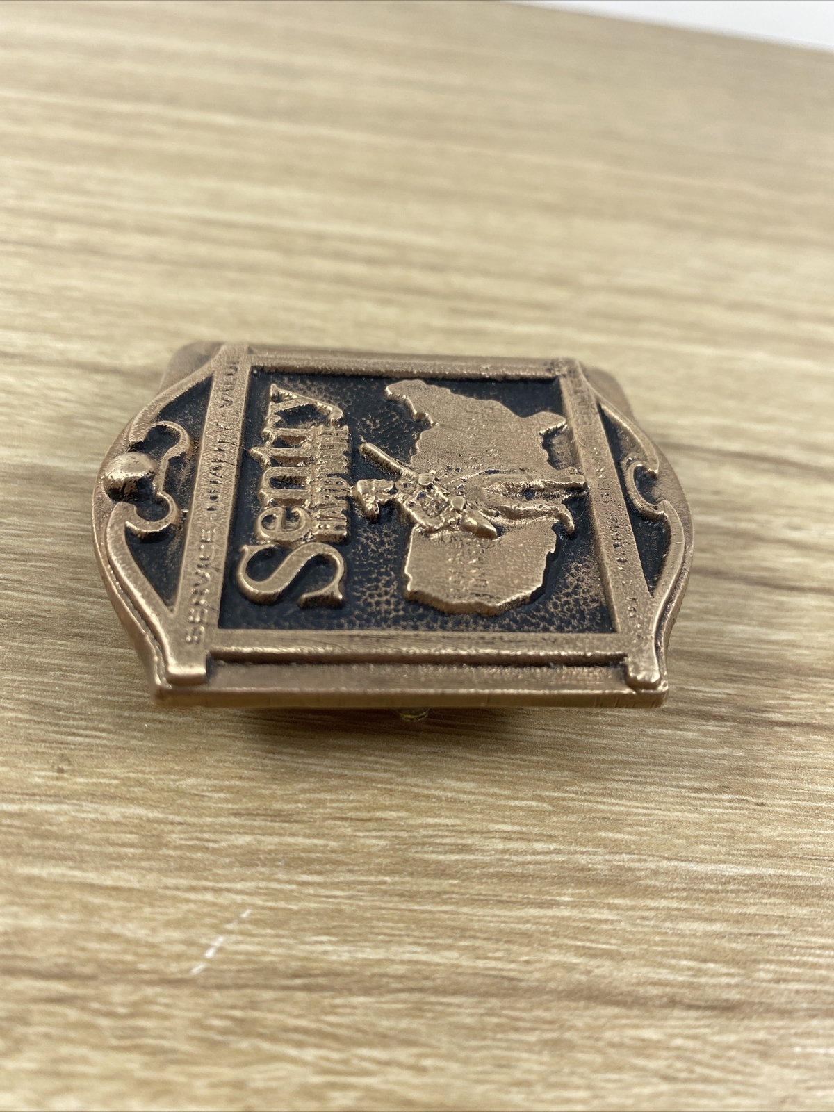 Vintage Tech Ether Guild SENTRY HARDWARE Solid Br… - image 4