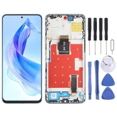 For Huawei Honor 90 Lite Original LCD Display Touch Screen Digitizer Blue Frame
